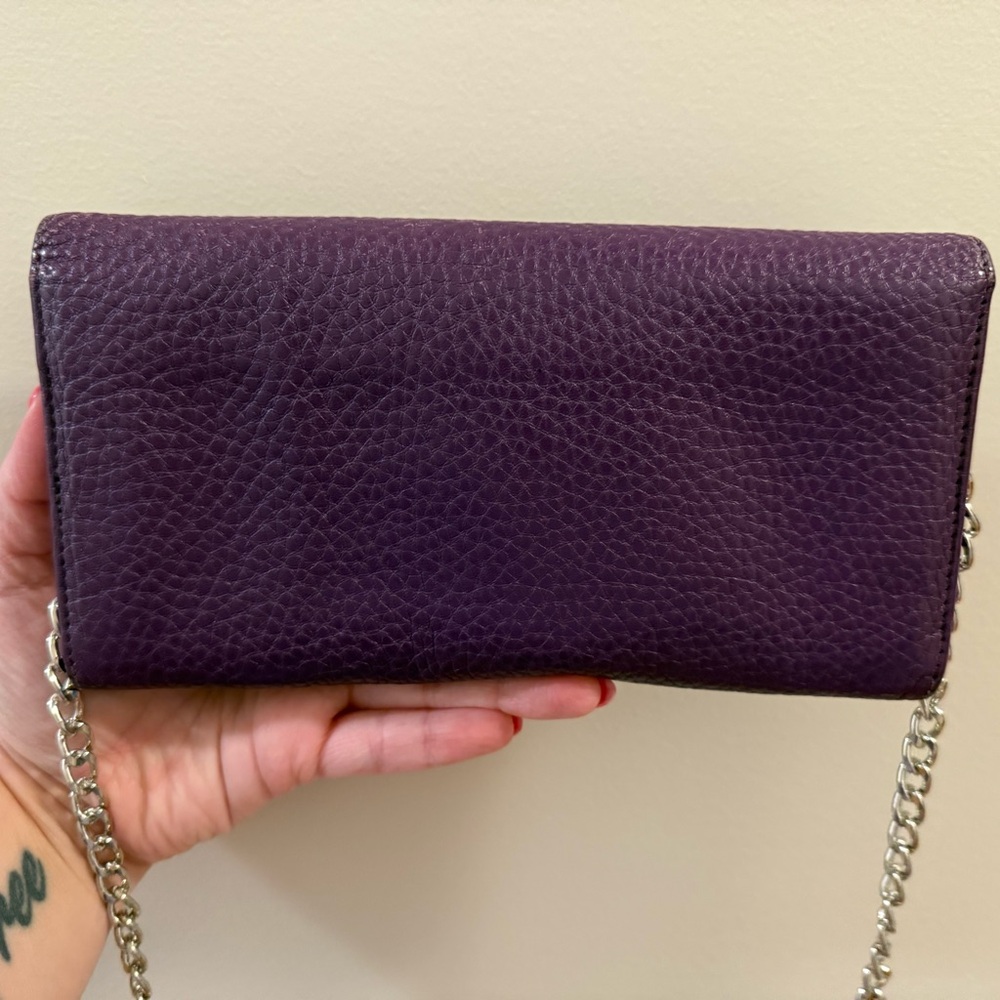 *Rare* Salvatore Ferragamo Purple Long Wallet - Picture 2 of 10